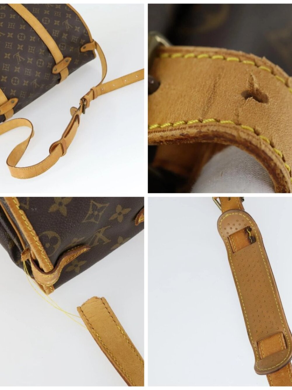 LOUIS VUITTON Monogram Saumur 43 Shoulder Bag M42252 LV Auth 163436 - Picture 16 of 16